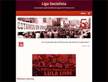 Tablet Screenshot of ligasocialista.com